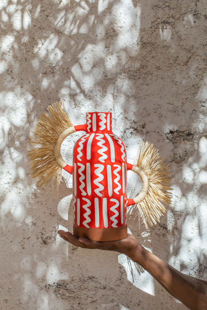 
                  
                    Oman Vase- red
                  
                