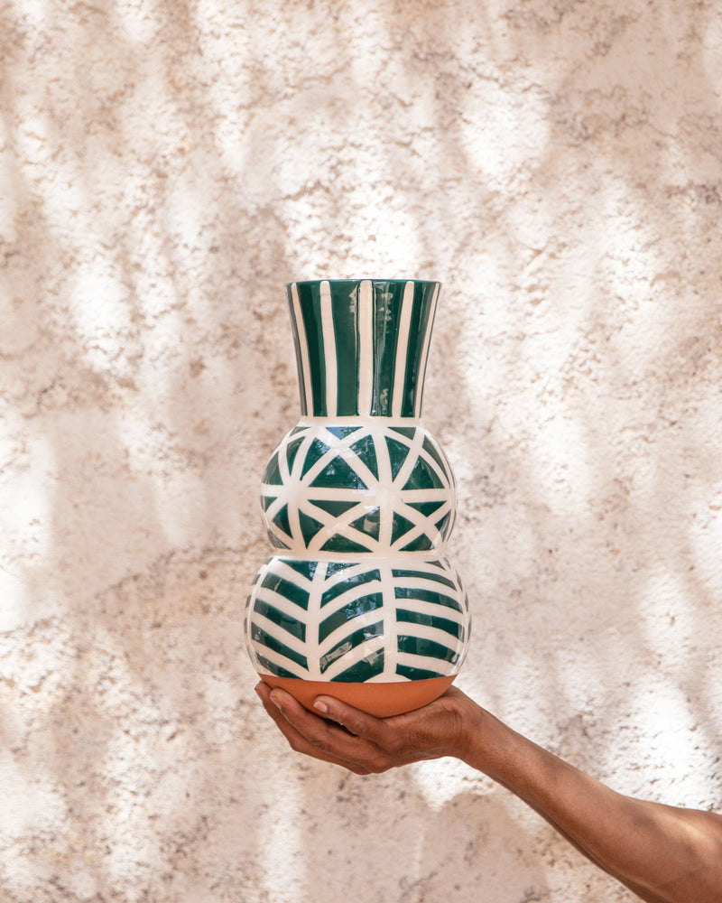 Tala vase- green